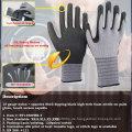 NMSAFETY Neue schwarze High-Tech-Schaum Nitril Palm Touch-Bildschirm mechanische Arbeitshandschuhe